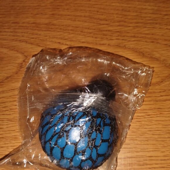 Stress Reliever, Fidget Toy, Squish Ball Blue - Picture 2 of 2